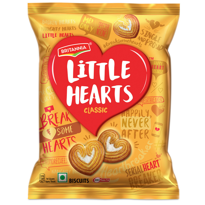 BRITANNIA LITTLE HEARTS COOKIES 26 G
