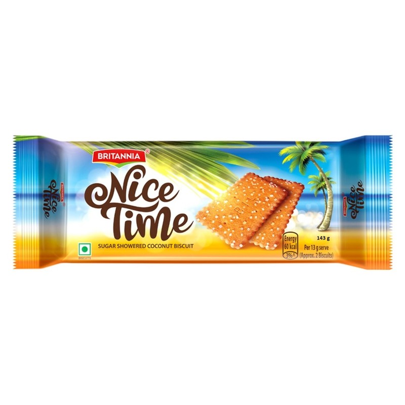 BRITANNIA NICE TIME COOKIES 143 G