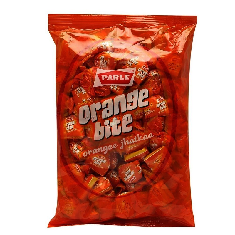PARLE ORANGE BITE TOFFEE 100 N ( RS.0.50 EACH)
