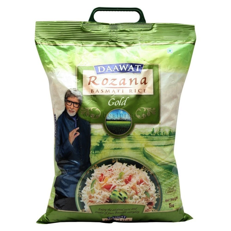 DAAWAT ROZANA BASMATI GOLD RICE 5 KG