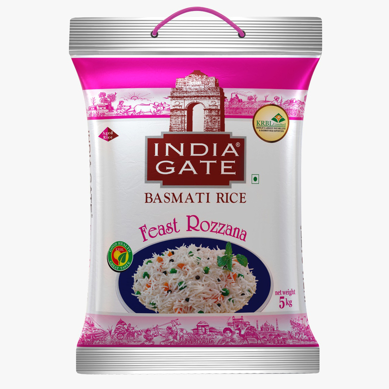INDIA GATE FEAST ROZANA BASMATI RICE 5KG