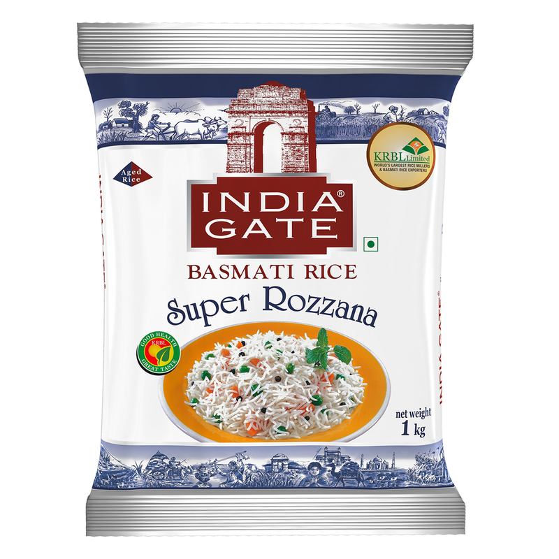 INDIA GATE SUPER ROZZANA BASMATI RICE 5 KG