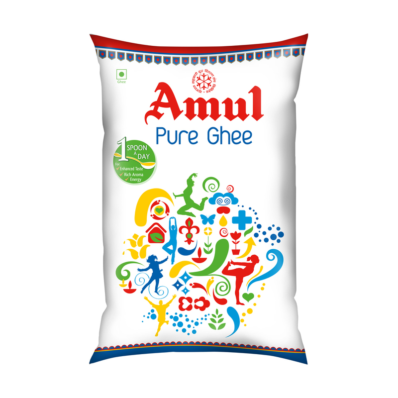 AMUL GHEE POUCH, 1 L