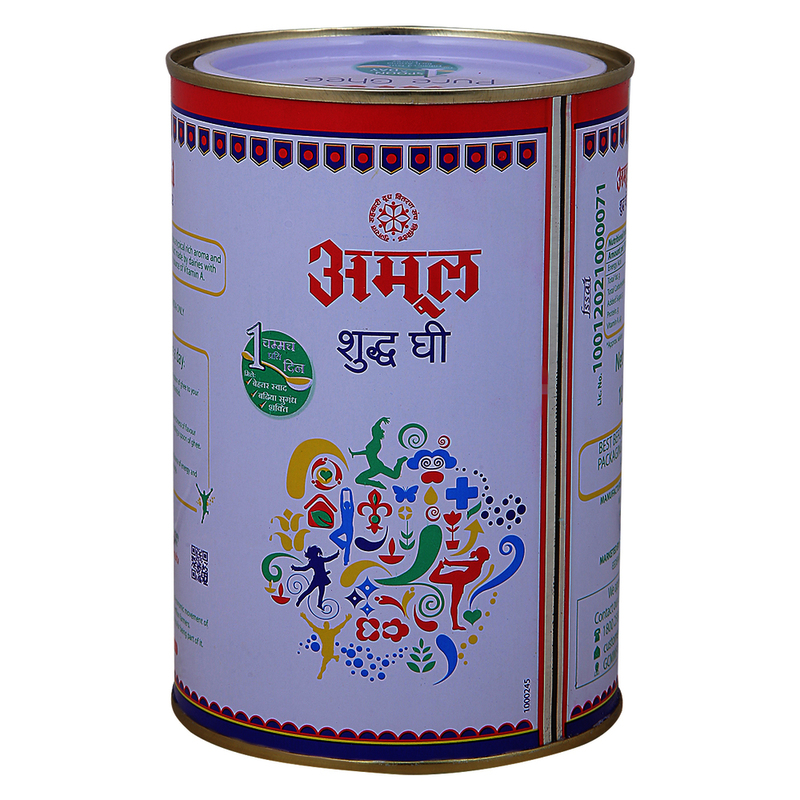 AMUL GHEE TIN, 1 L