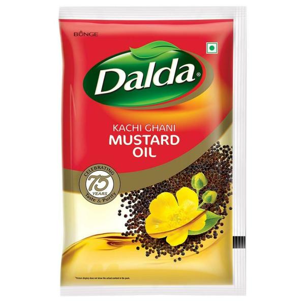 DALDA KACHI GHANI MUSTARD OIL 1 L (POUCH)