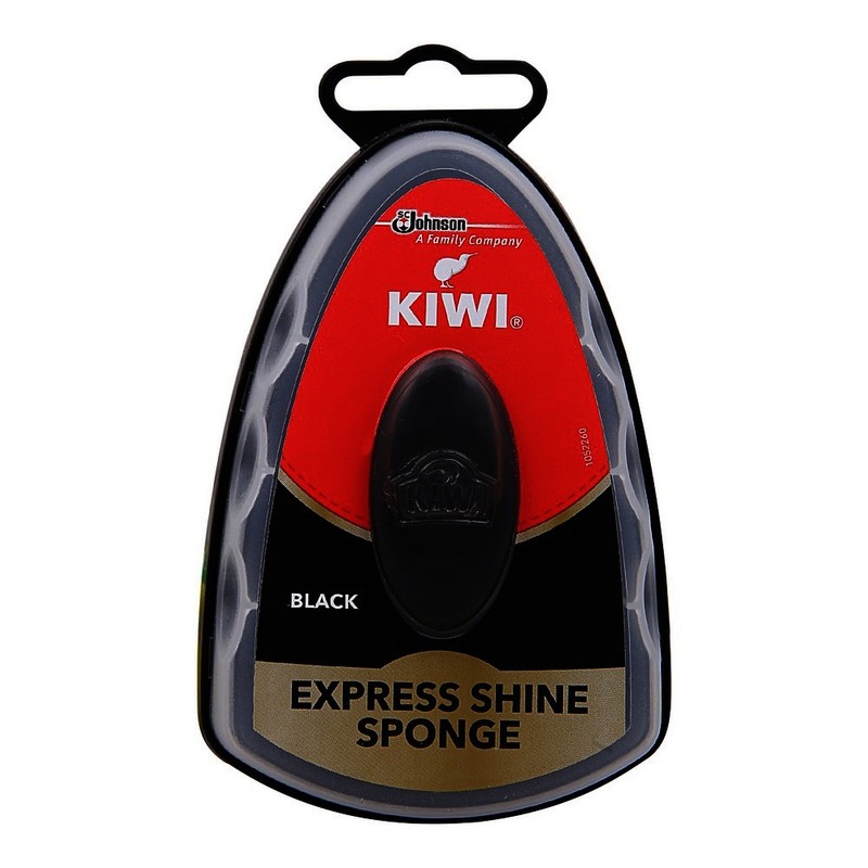 KIWI BLACK SHOE SPONGE SHINER 7 ML