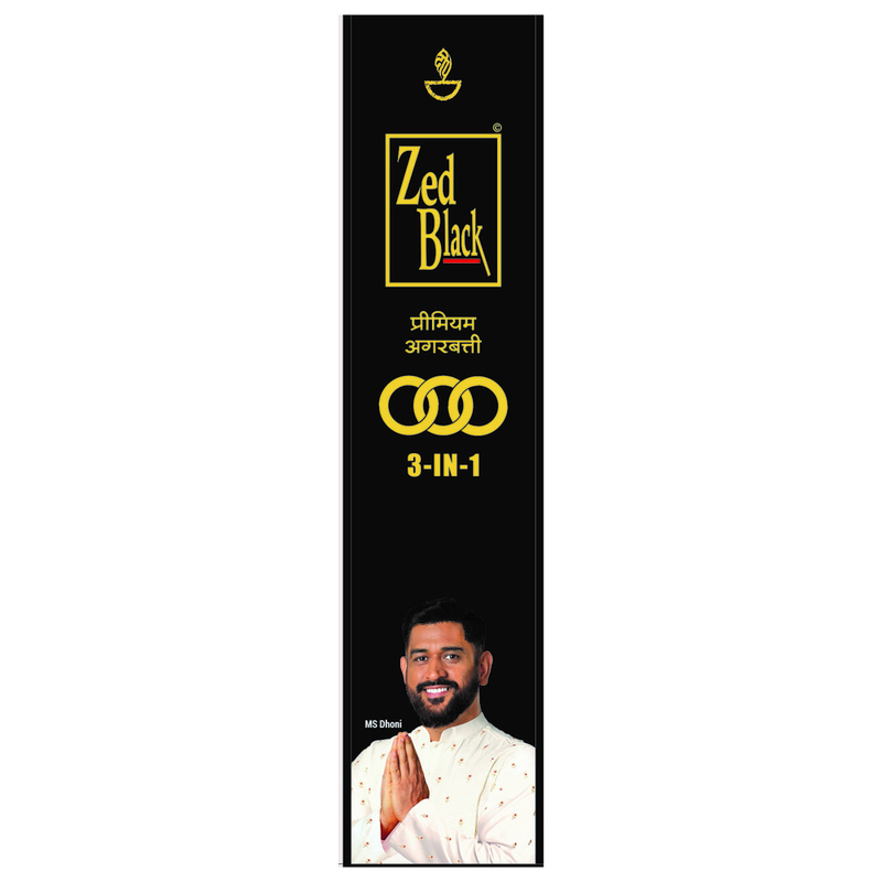 ZED BLACK 3IN1 AGARBATTI 100 G
