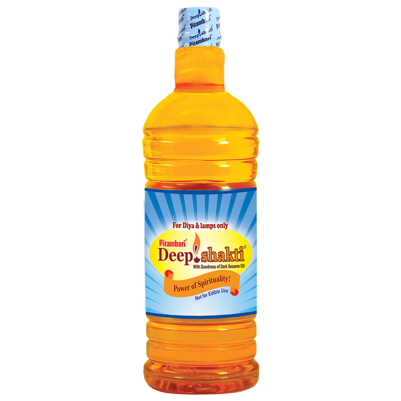 PITAMBARI DEEPSHAKTI OIL FOR DIYA & LAMPS ONLY 900 ML