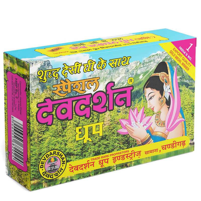 DEVDARSHAN SMALL DHOOP 12 N (10 STICKS EACH)
