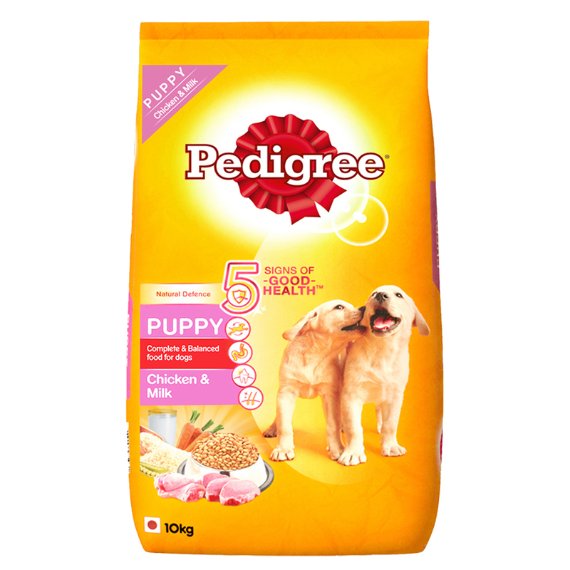 PEDIGREE CHICKEN & MILK PUPPY FOOD 10 KG
